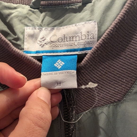 Columbia Jacket, fall/spring. Mint green. - Picture 3 of 6